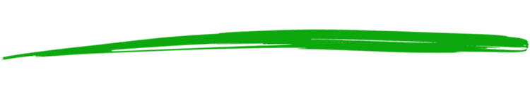 Green brush stroke